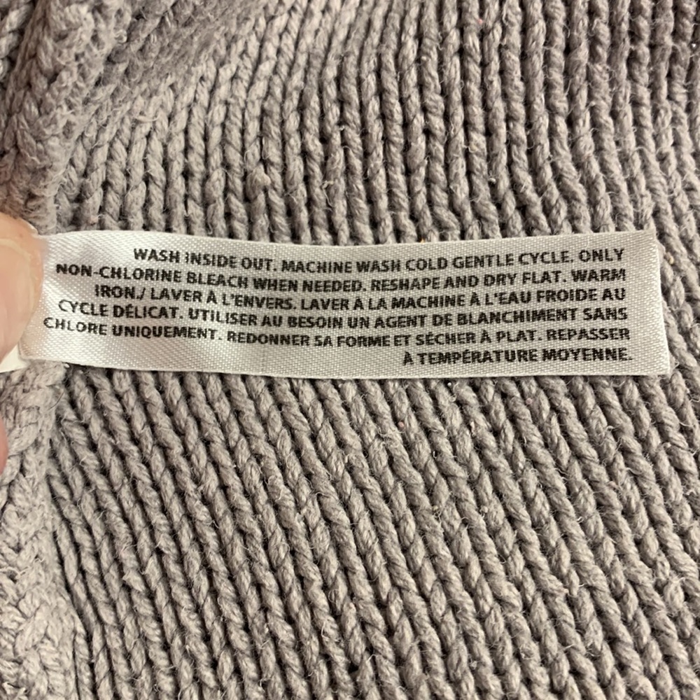 OLD NAVY Women’s Raglan Rolled Sleeves & Hem Cotton/Acrylic Gray Sweater Medium - Picture 13 of 14